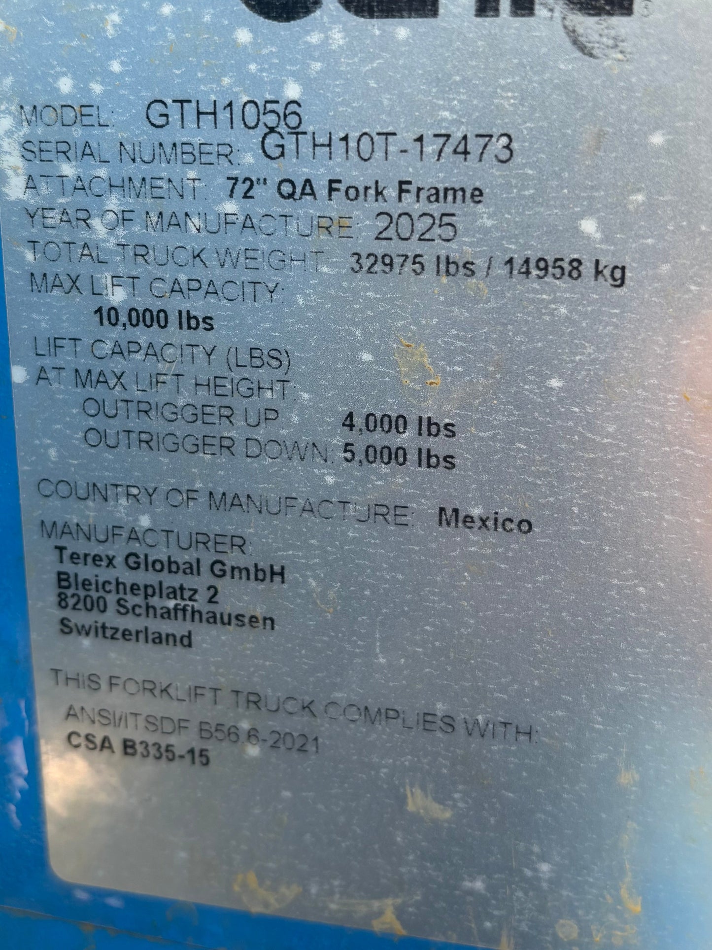 2025 New! Genie GTH-1056 Forklift/Telehandler 10,000 lbs 56' Reach For Sale (7473)