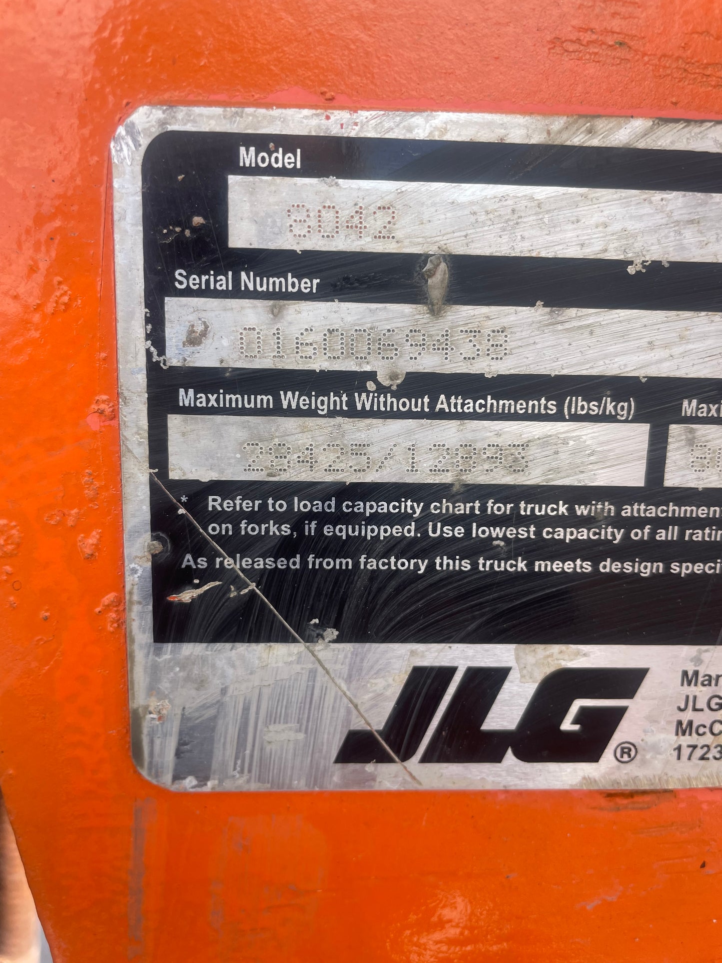 2015 Skytrak 8042 -Warranty- Forklift Telehandler (id 9438a)