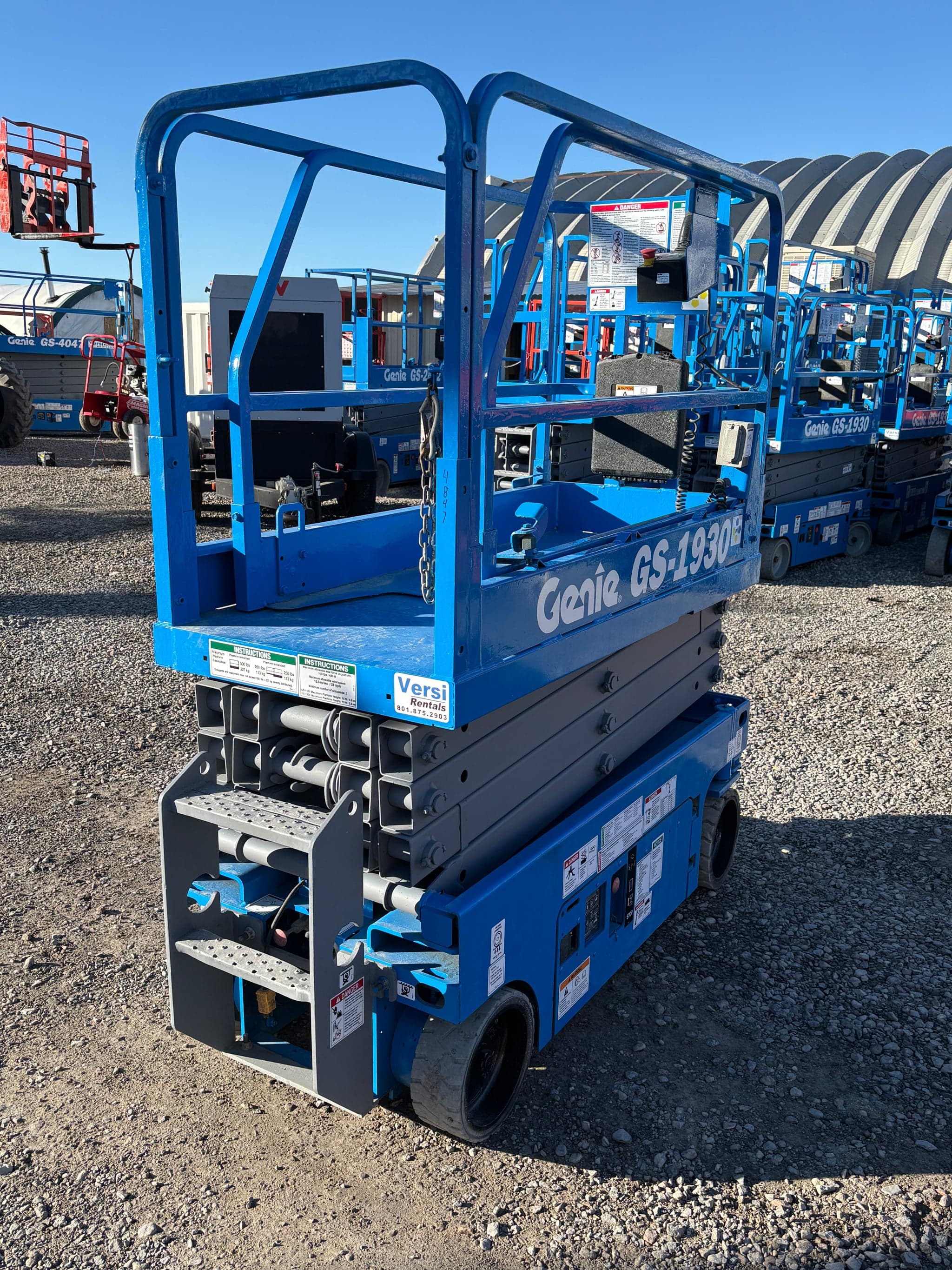 Versi Rentals – 2016 Genie GS-1930 Scissor Lift | 439 Hours | 2-Year Warranty Included | ID4847 – equipment for sale – photo 4