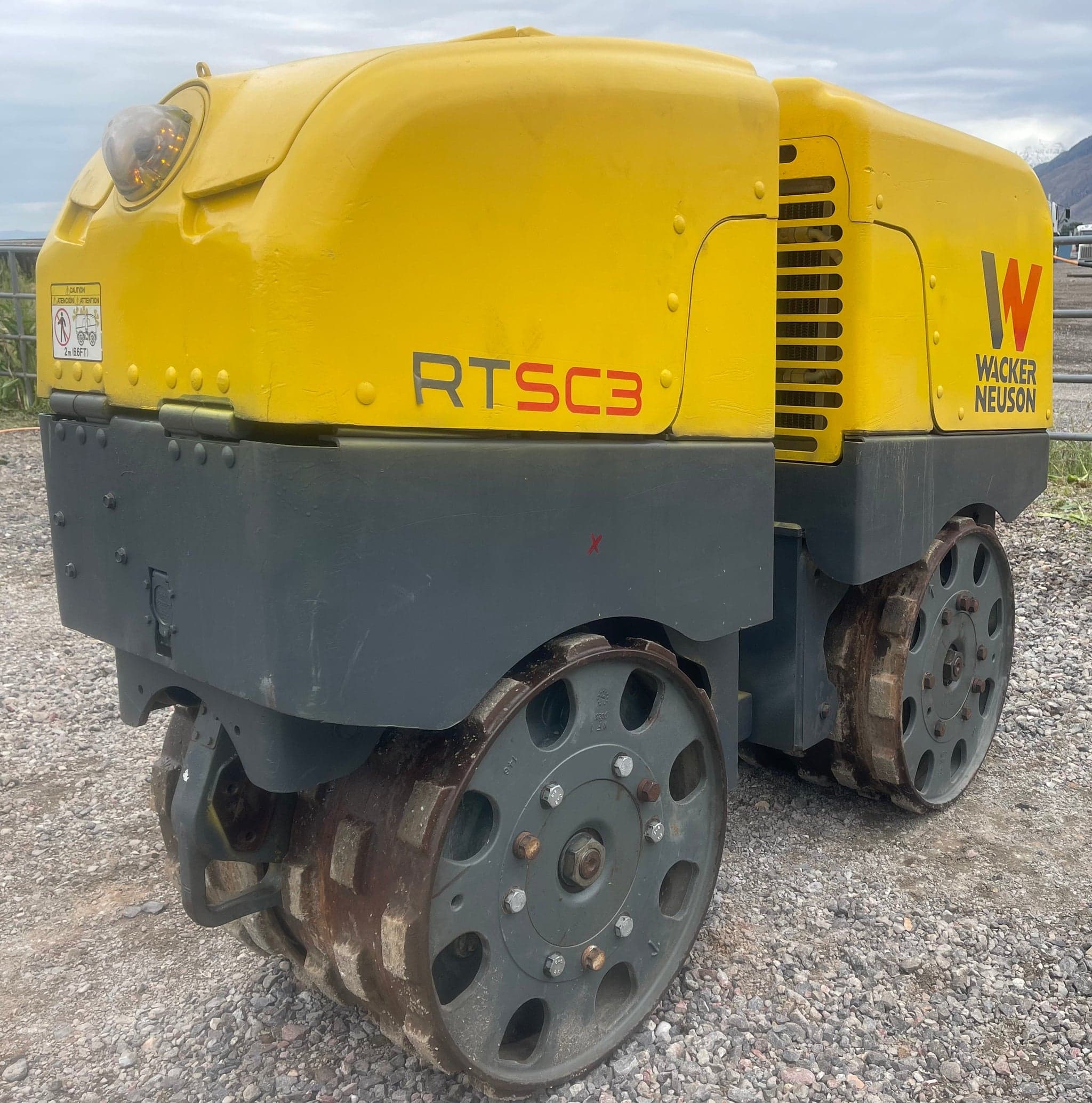Versi Rentals – 2019 Wacker Neuson RTSC3 Trench Roller 24" Remote Compactor 343 Hrs WARRANTY (id.8087) – equipment for sale