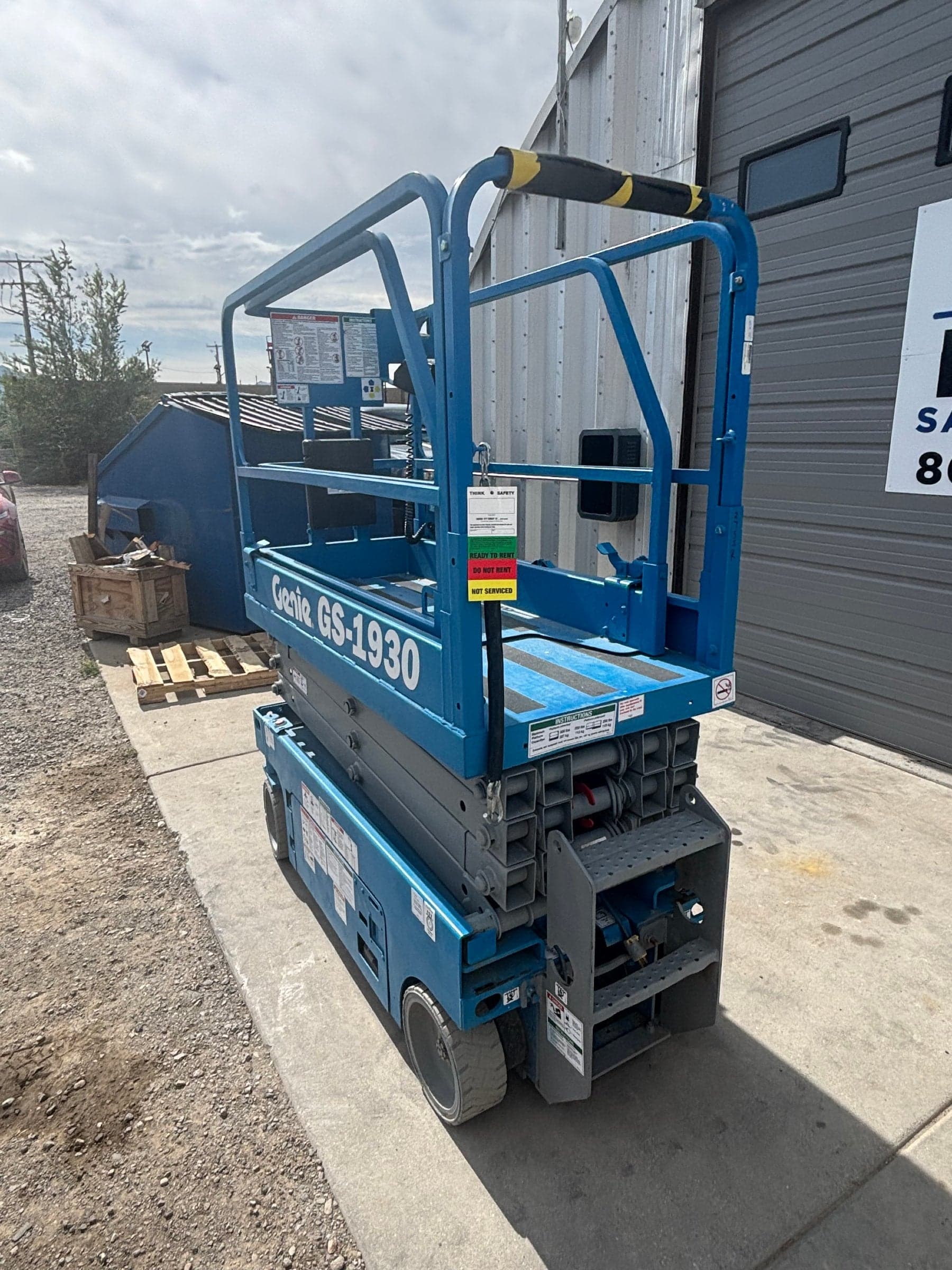2018 Genie GS-1930 Scissor Lift | 287 Hours | 2-Year Warranty Included | ID 2751
