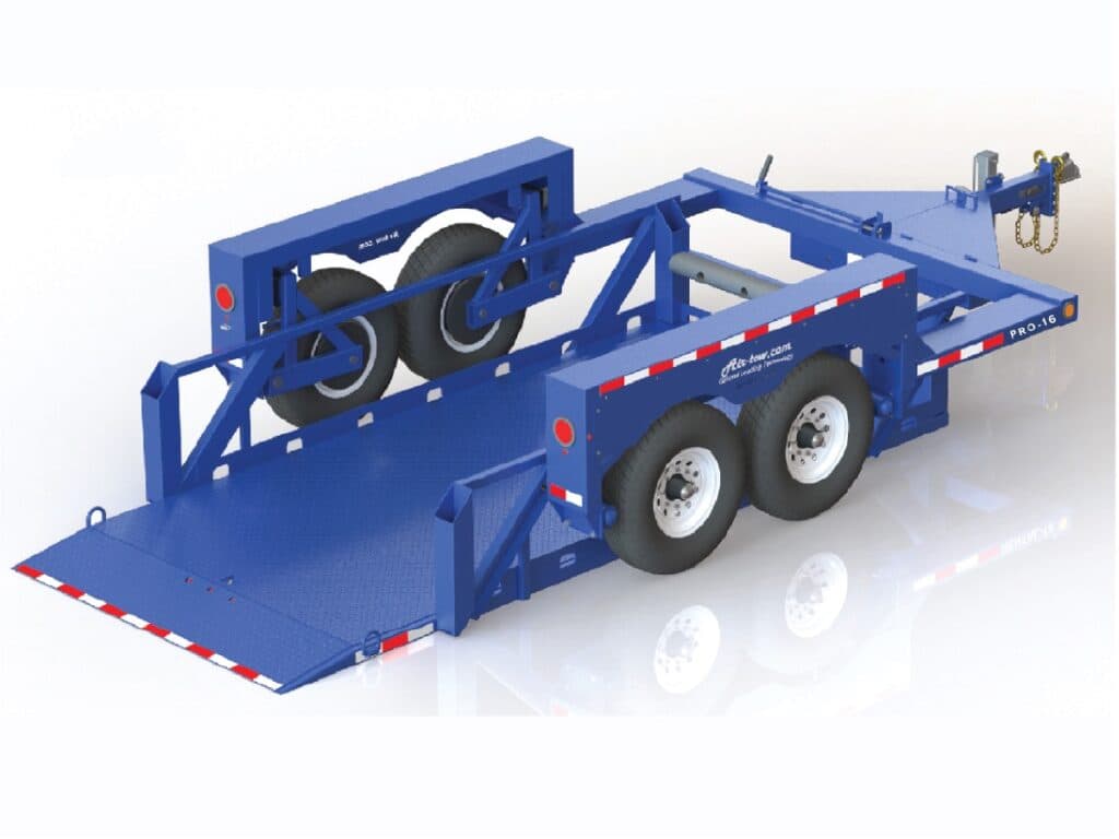 Versi Rentals – 10,000 lb Airtow Ground-Level Utility Trailer Rental – 74" × 12' – equipment for sale
