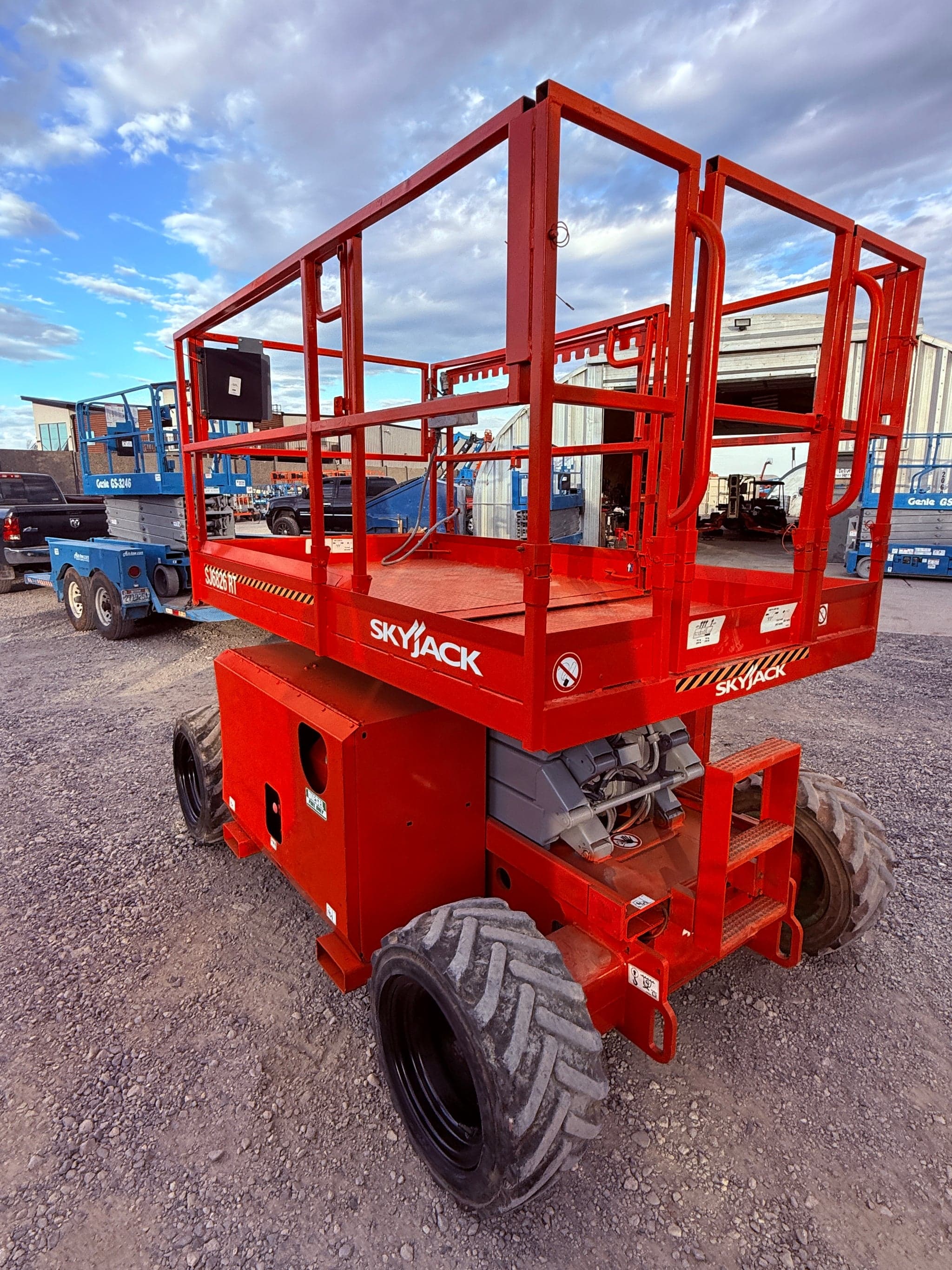 Versi Rentals – 2016 Skyjack SJ 6826 RT Scissor Lift | Diesel | 267 Hours | 1-Year Warranty Included | ID 7638 – equipment for sale