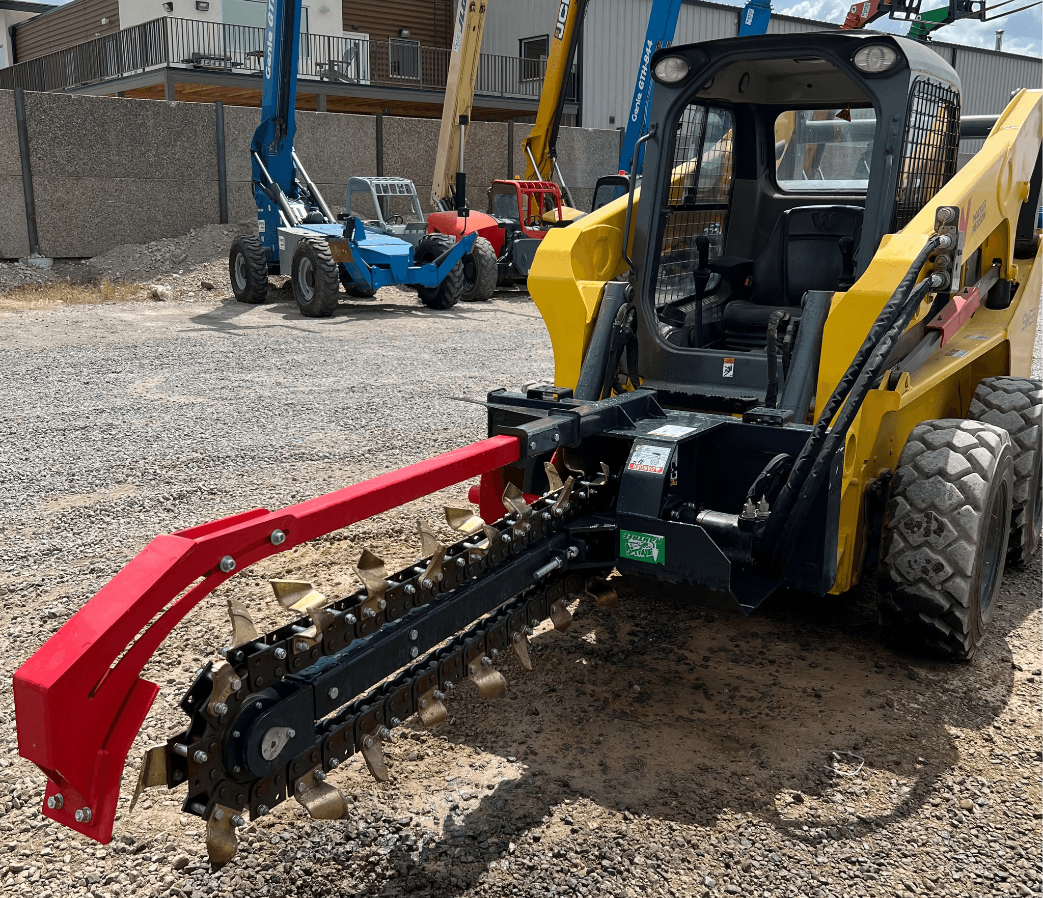 Versi Rentals – Skid Steer 48" Trencher Rental – rental equipment