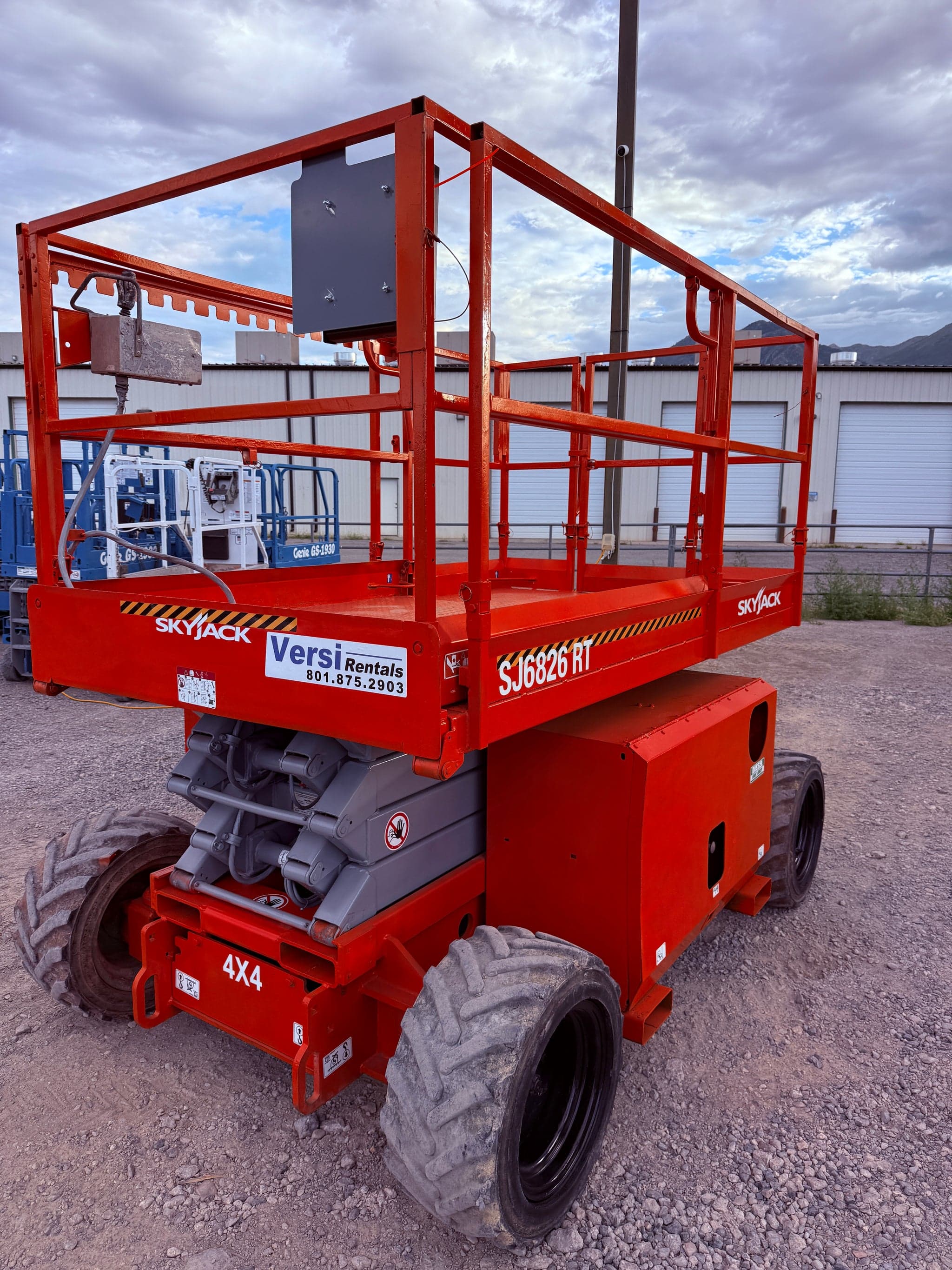 Versi Rentals – 2016 Skyjack SJ 6826 RT Scissor Lift | Diesel | 267 Hours | 1-Year Warranty Included | ID 7638 – equipment for sale – photo 3