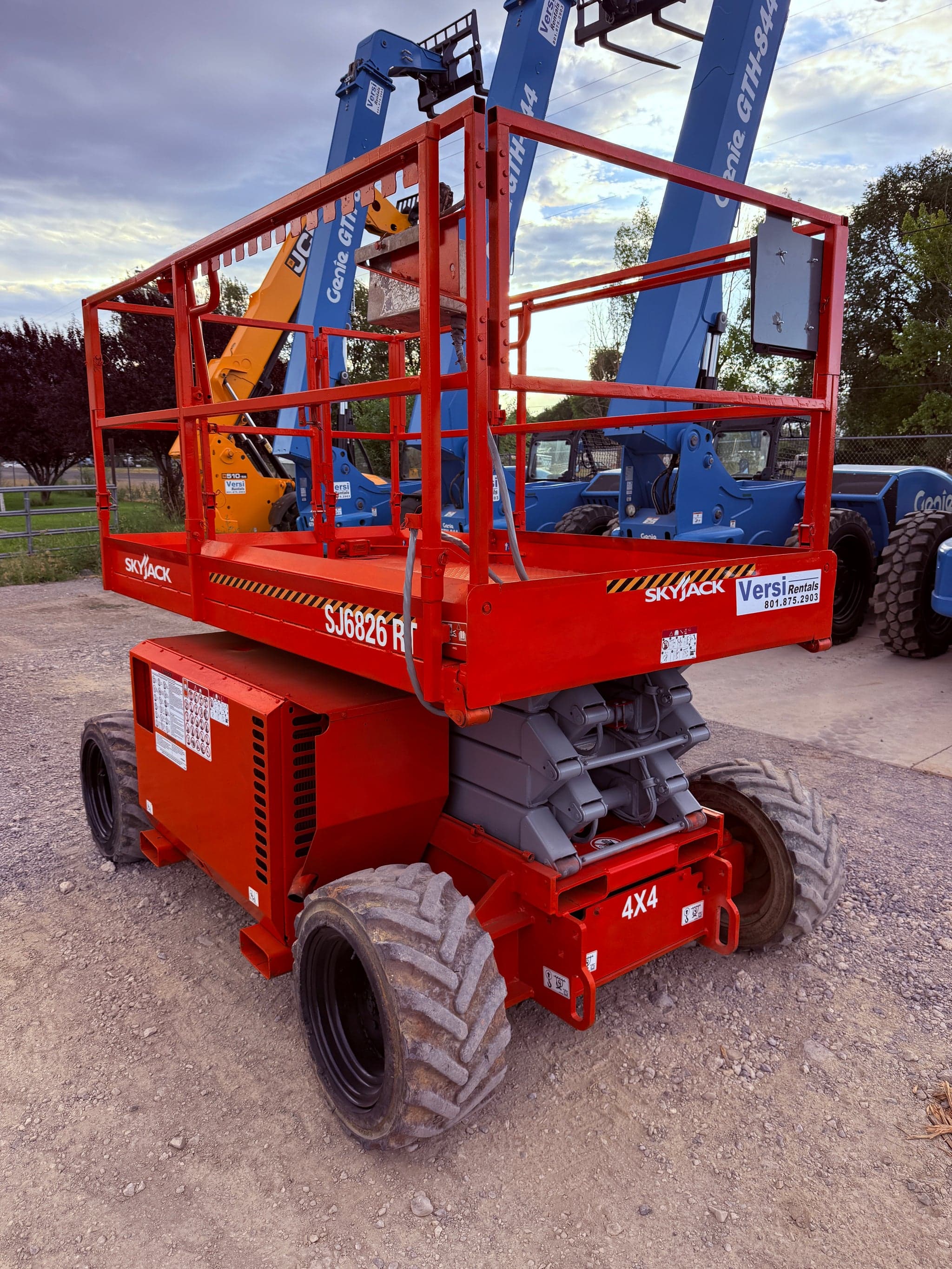 Versi Rentals – 2016 Skyjack SJ 6826 RT Scissor Lift | Diesel | 267 Hours | 1-Year Warranty Included | ID 7638 – equipment for sale – photo 4
