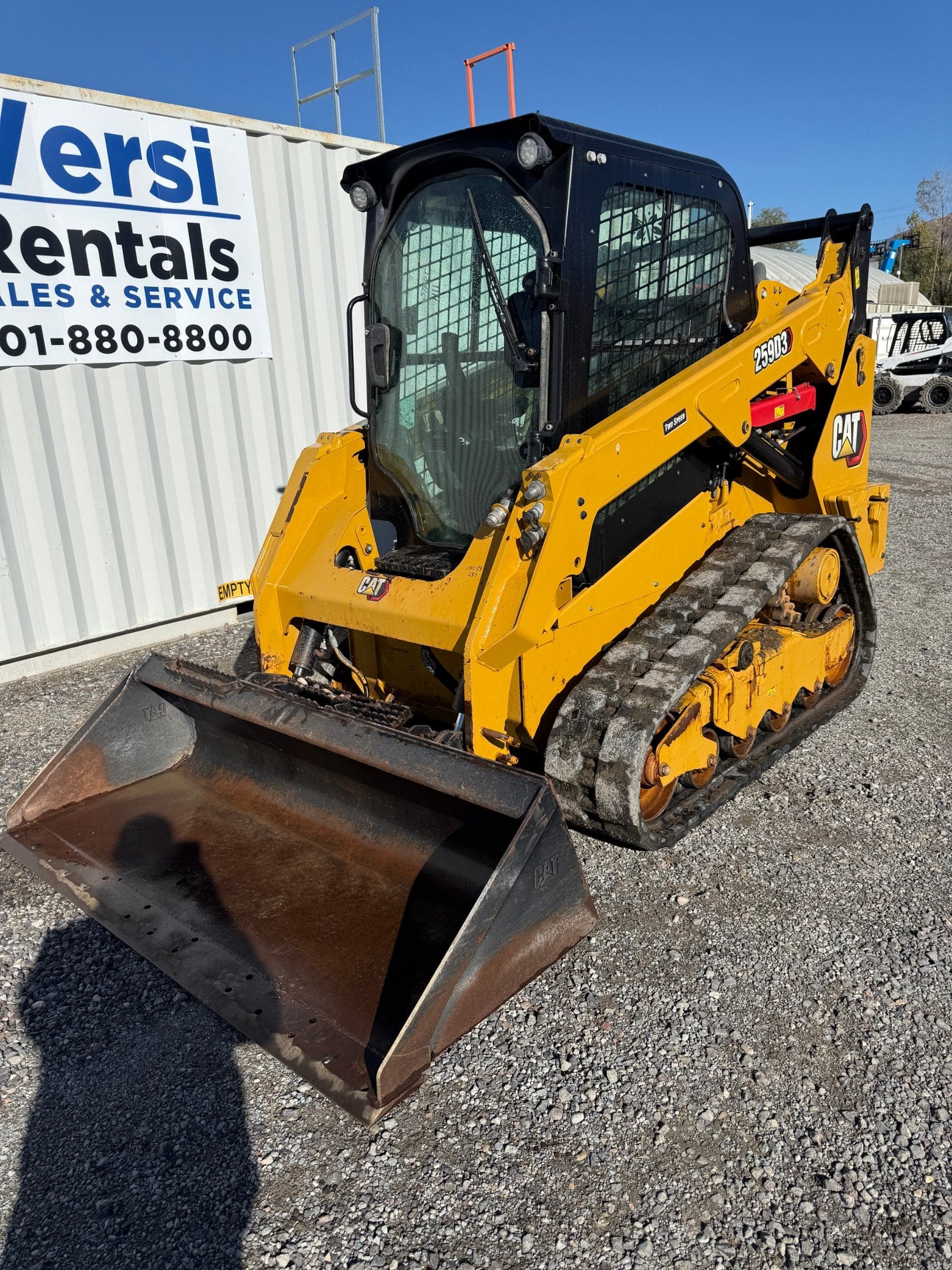 2023 Cat 249D3 2023 *Hrs 369!* Two-Speed Track Loader (Id.0225) (copy)