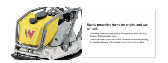 2025 New! *In stock* Wacker Neuson Plate Compactor Vibroplate WP1550AW