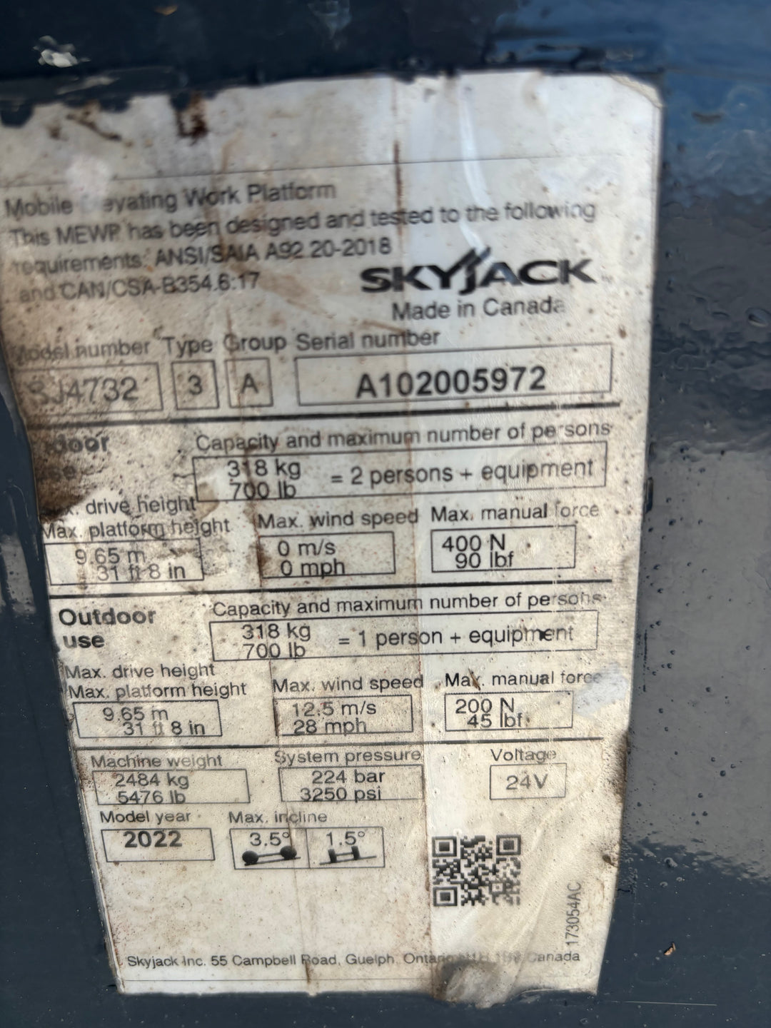 2022 Skyjack SJ 4732 32' *Warranty* Scissorlift (id.5972)