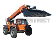 8000 to 9000 lbs 42 to 44 ft Telehandler with 8' Bucket