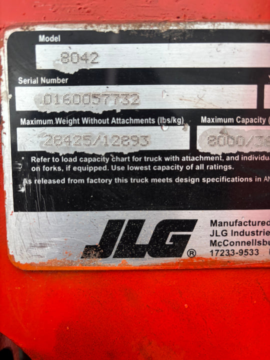 2014 Skytrak 8042 Forklift Telehandler *1 Yr Warranty* (id 7732)