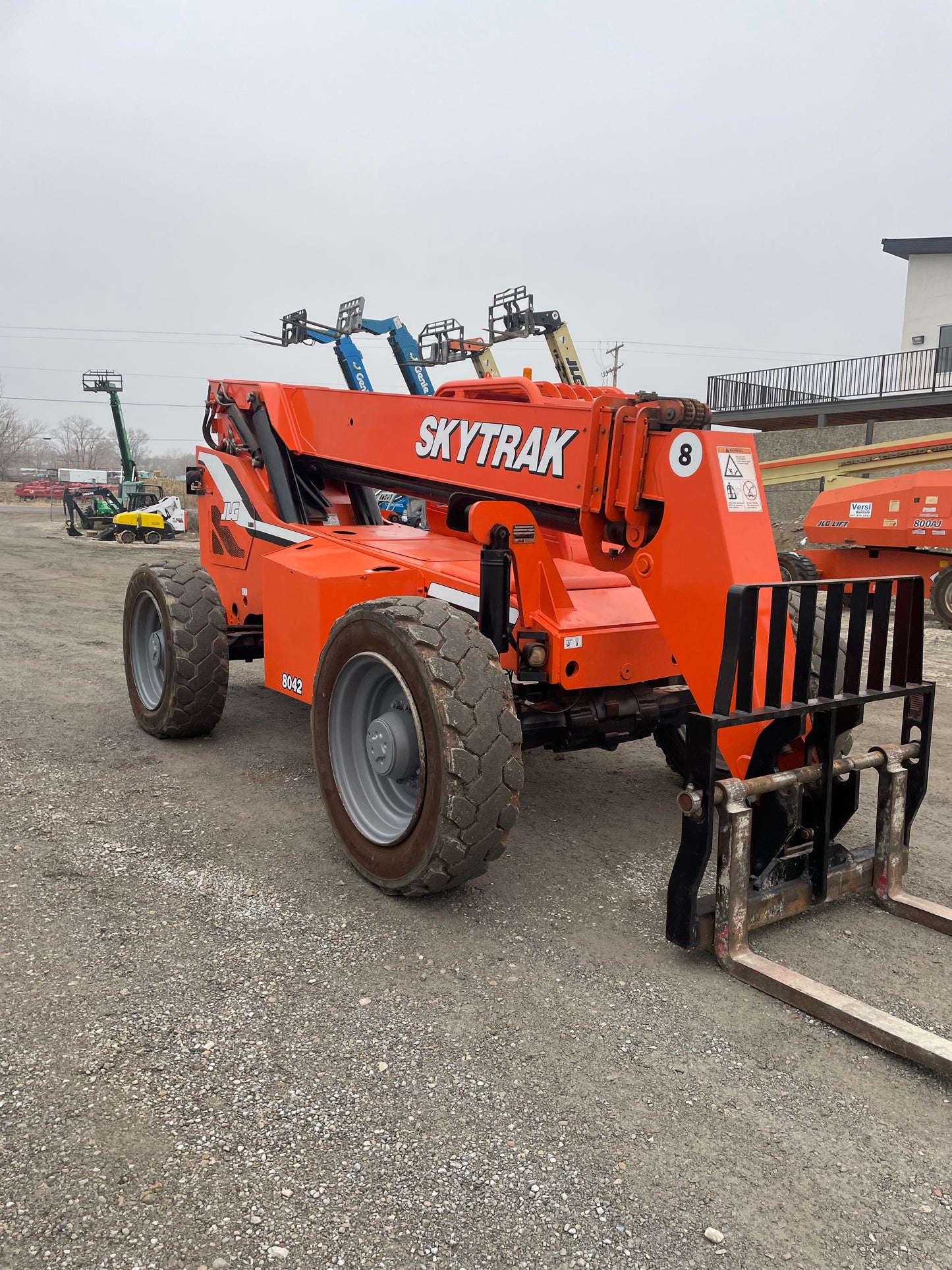 2014 Skytrak 8042 Forklift Telehandler (id 7732a)