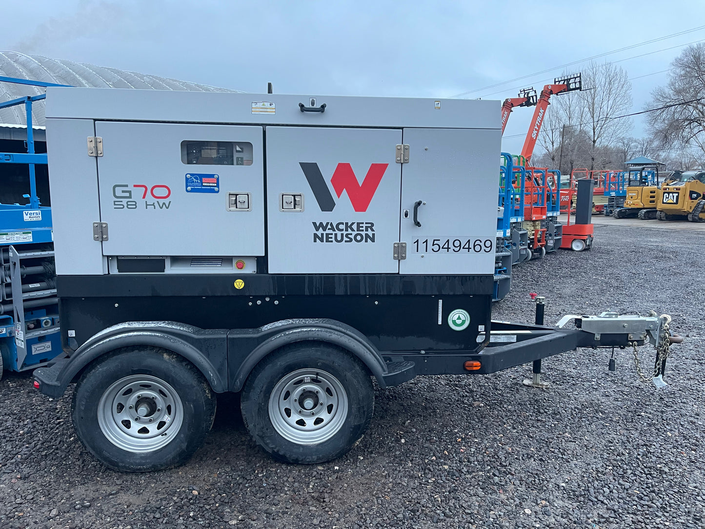 2023 Wacker Neuson G70 -Warranty- Mobile Generator (id.3086)