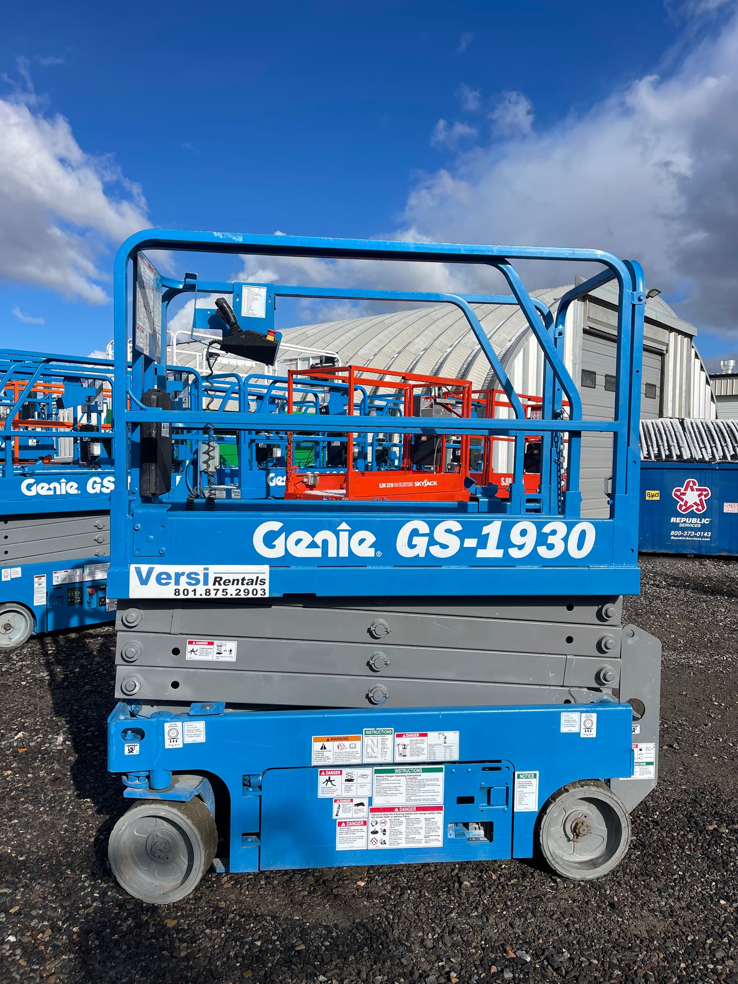 19' 2017 Genie GS-1930 19' -2yr Warranty- Scissorlift (id.9920c)