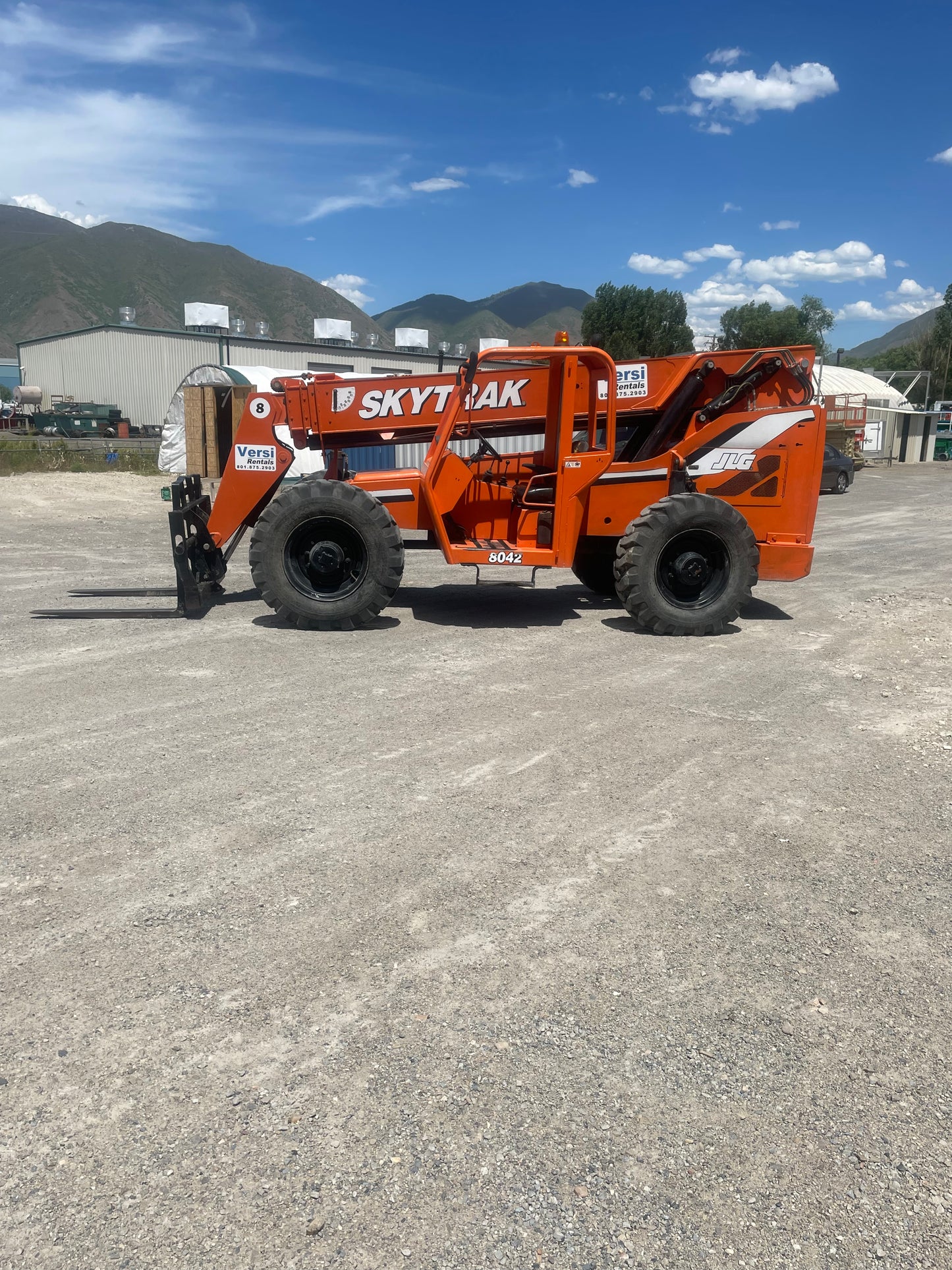 2015 Skytrak 8042 -Warranty- Forklift Telehandler (id 9438a)