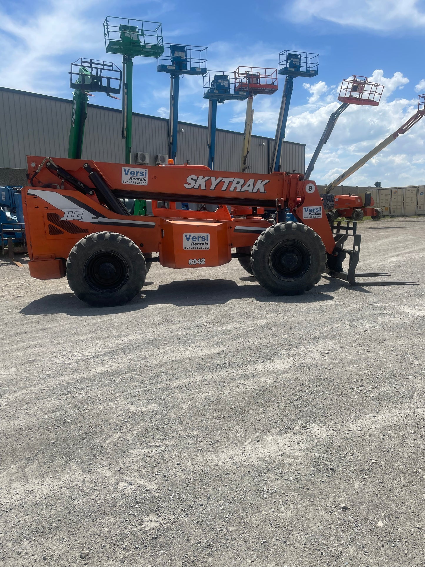 2015 Skytrak 8042 -Warranty- Forklift Telehandler (id 9438a)