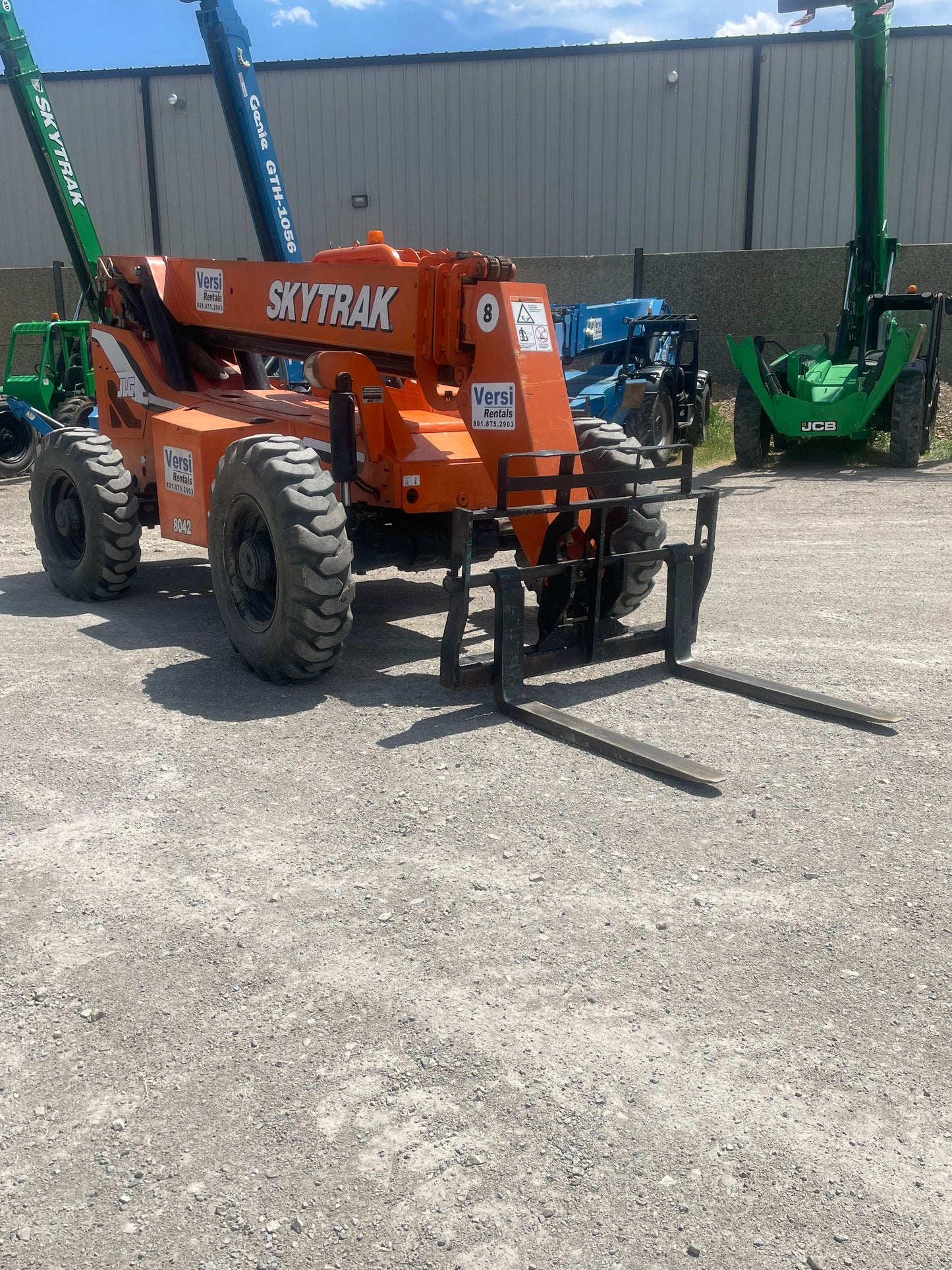 2015 Skytrak 8042 -Warranty- Forklift Telehandler (id 9438a)