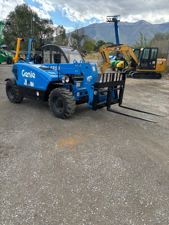 2024 New! Genie GTH-5519 Enclosed Cab A/C Forklift Telehandler