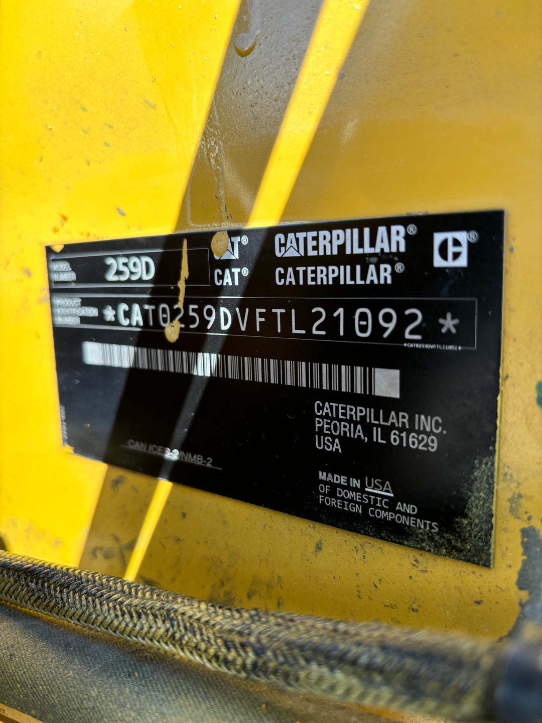 2012 Cat 279c Track Loader Skid Steer (Id.3078d)