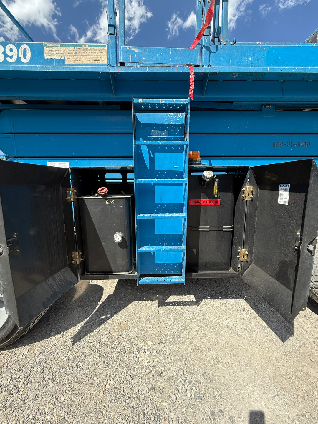 2015 Genie GS-5390RT 53' -Warranty- Scissorlift Dual Fuel 4x4 (id.0437)