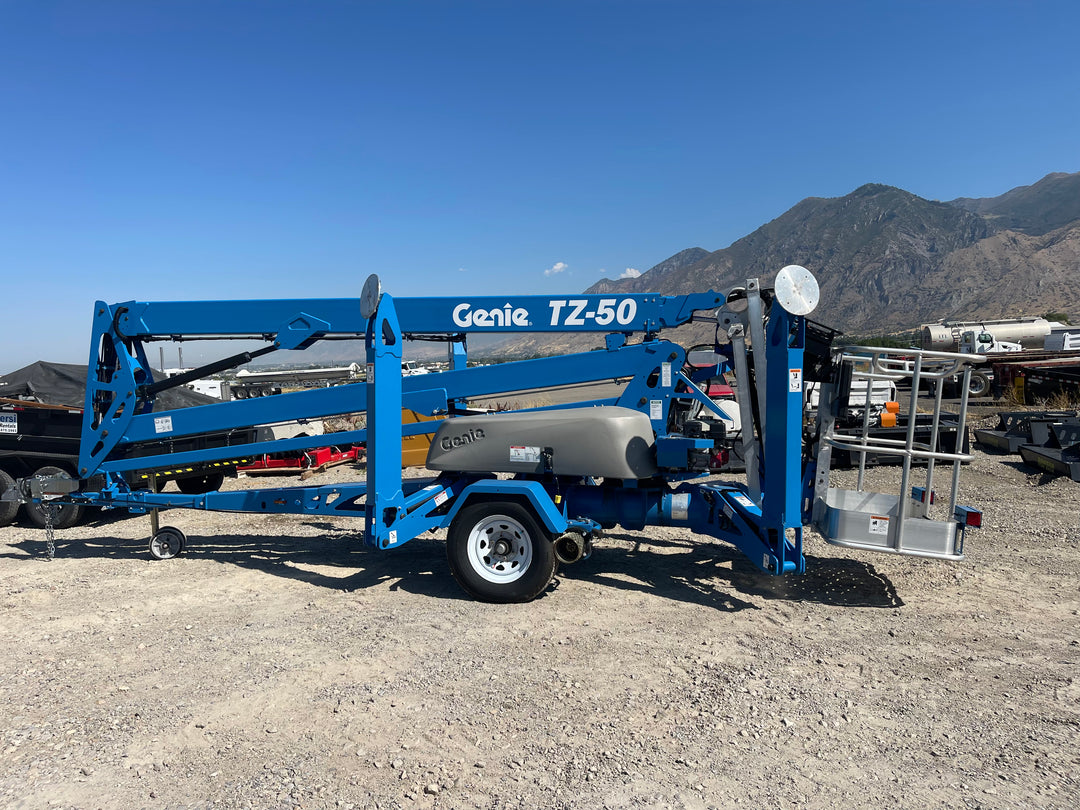 2024 Genie TZ-50 *In Stock* Hybrid w/Drive (50') Towable Boomlift Manlift (id.5478)