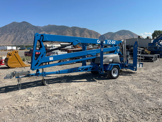 2024 Genie TZ-50 *In Stock* Hybrid w/Drive (50') Towable Boomlift Manlift (id.5478)