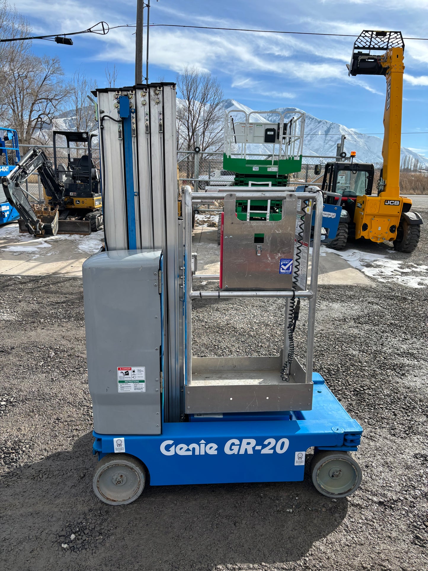 20' 2016 Genie GR-20 20ft -Warranty- Scissorlift (id.2912b)
