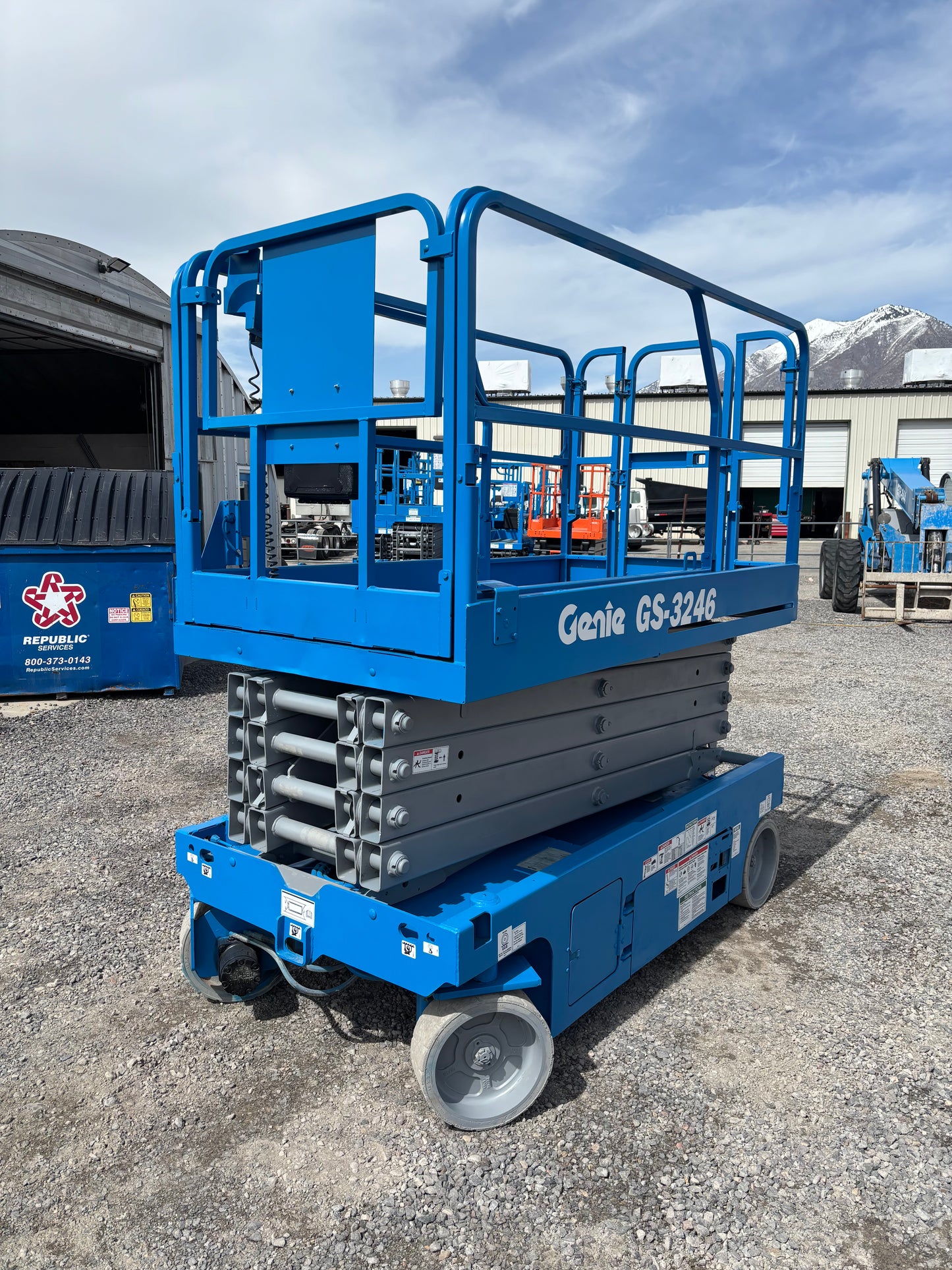 32' 2015 Genie GS-3246 -2 yr Warranty- Scissorlift (id.6991d)