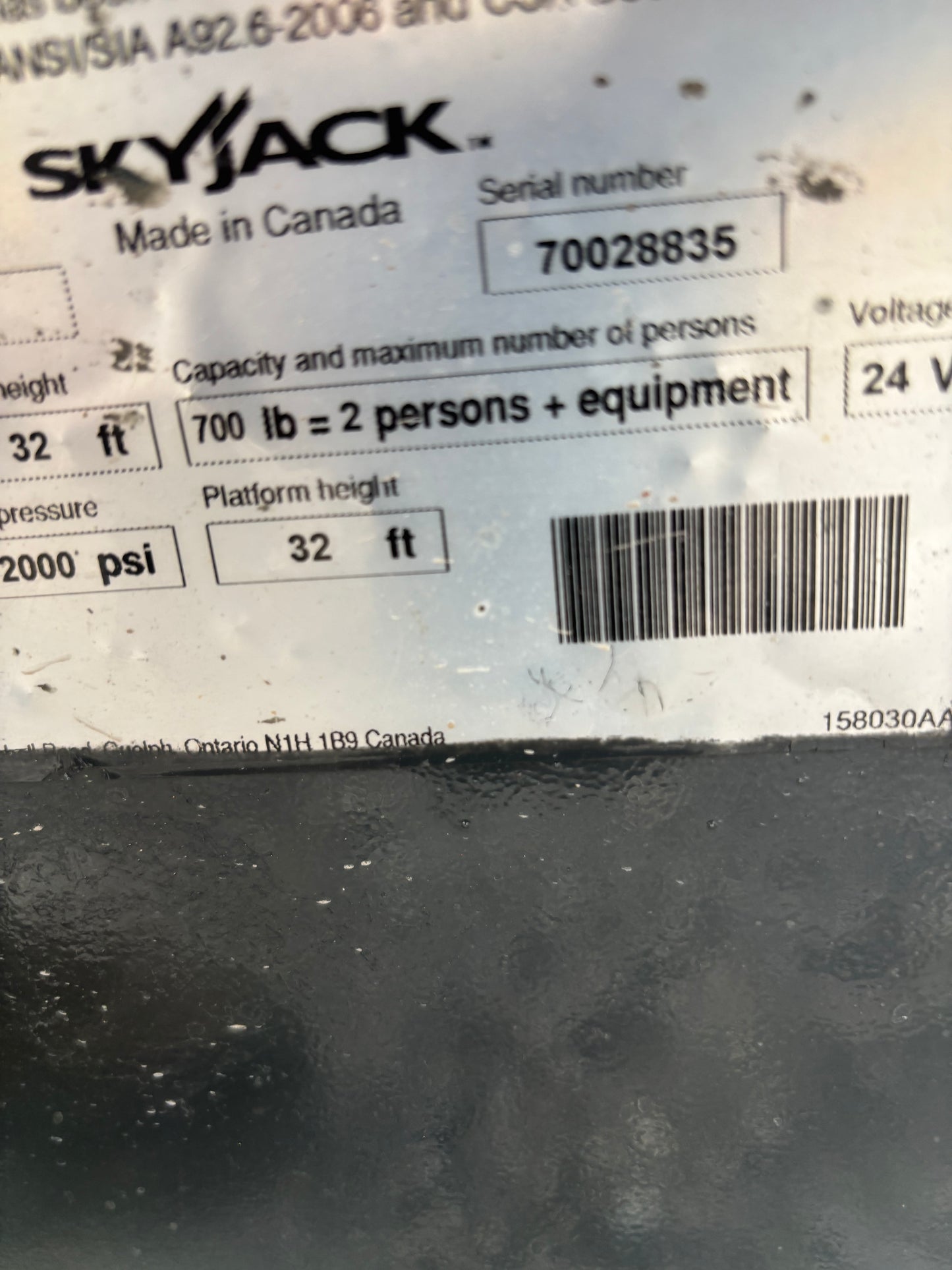 2015 Skyjack SJ 4632 32' -Warranty-Scissorlift (id.8835c)