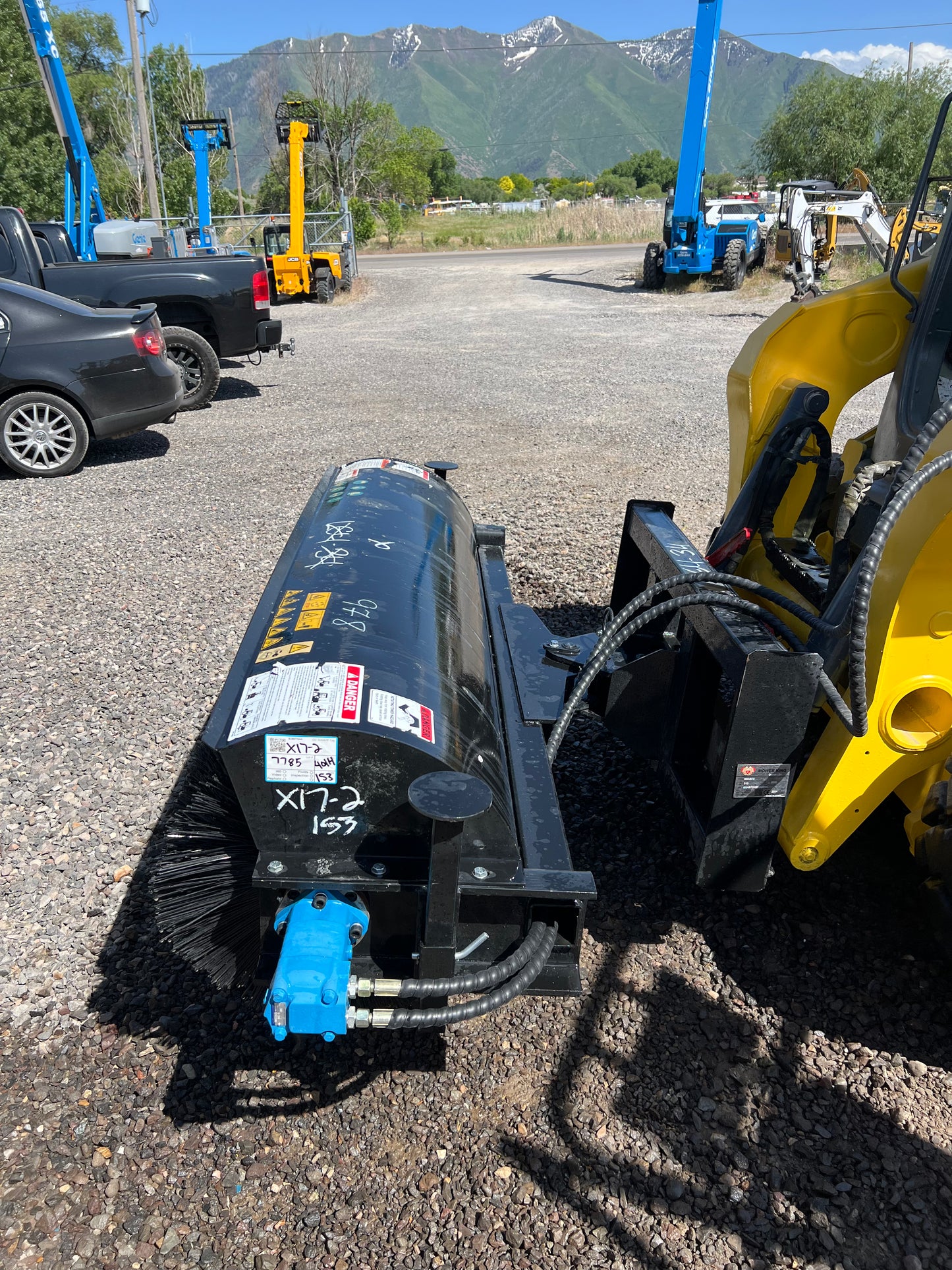 2025 Mower King SSAB72 72 in Skid Steer Sweeper Broom
