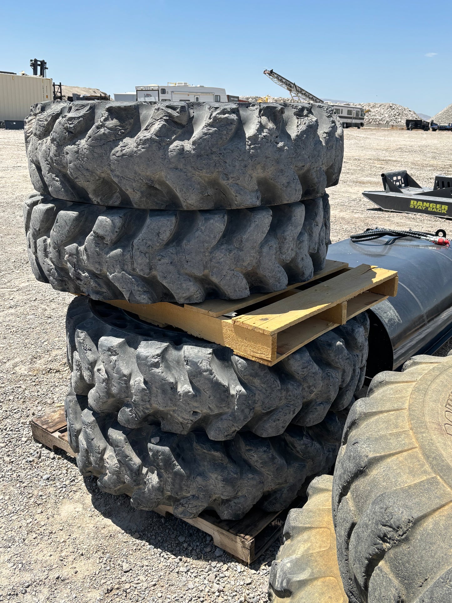 Used Solid Tires fits Skytrak, JLG, Genie, Skyjack Forklift