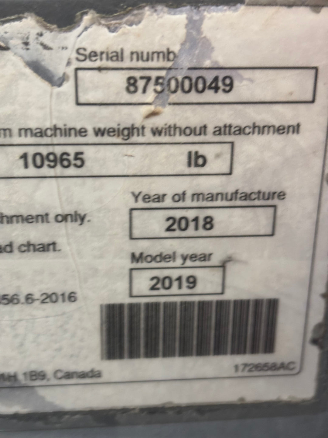 2019 Skyjack SJ519 T -Warranty- Forklift -Hrs 809- Telehandler (id.0049e)