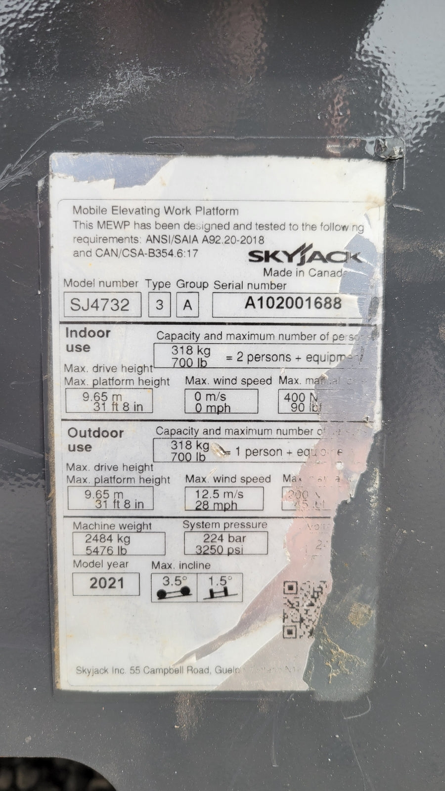2021 Skyjack SJ 4732 (32') -Warranty-Scissorlift (id.1688)