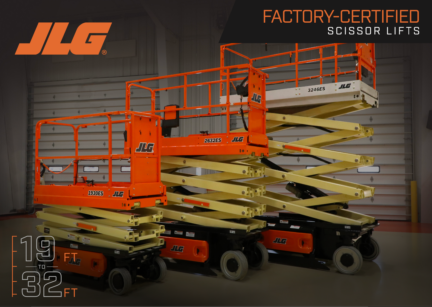 JLG 1930ES (19') Factory-Certified in 2025 Scissorlifts