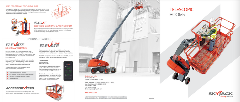 2025 New! Skyjack SJ40 Plus 40' Boomlift Manlift