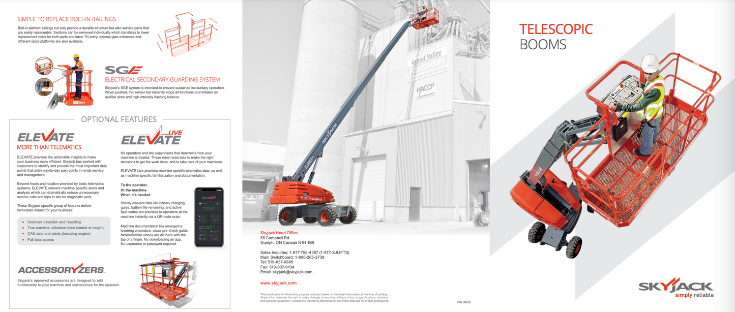 2025 New! Skyjack SJ45 Plus 45' Boomlift Manlift