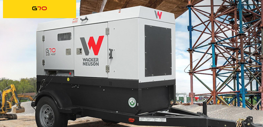 2025 New! Wacker Neuson G70 Mobile Generator