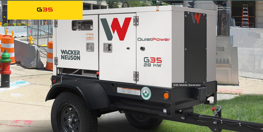 2025 New! Wacker Neuson G35 Mobile Generator