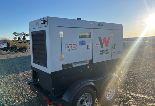 2023 Wacker Neuson G70 79 kVA Mobile Generator (id.3086)