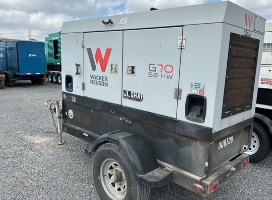 2019 Wacker Neuson G70 79 kVA Mobile Generator (id.0700)