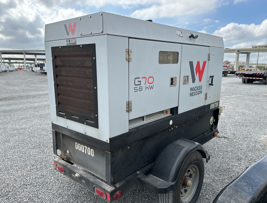 2019 Wacker Neuson G70 79 kVA Mobile Generator (id.0700)