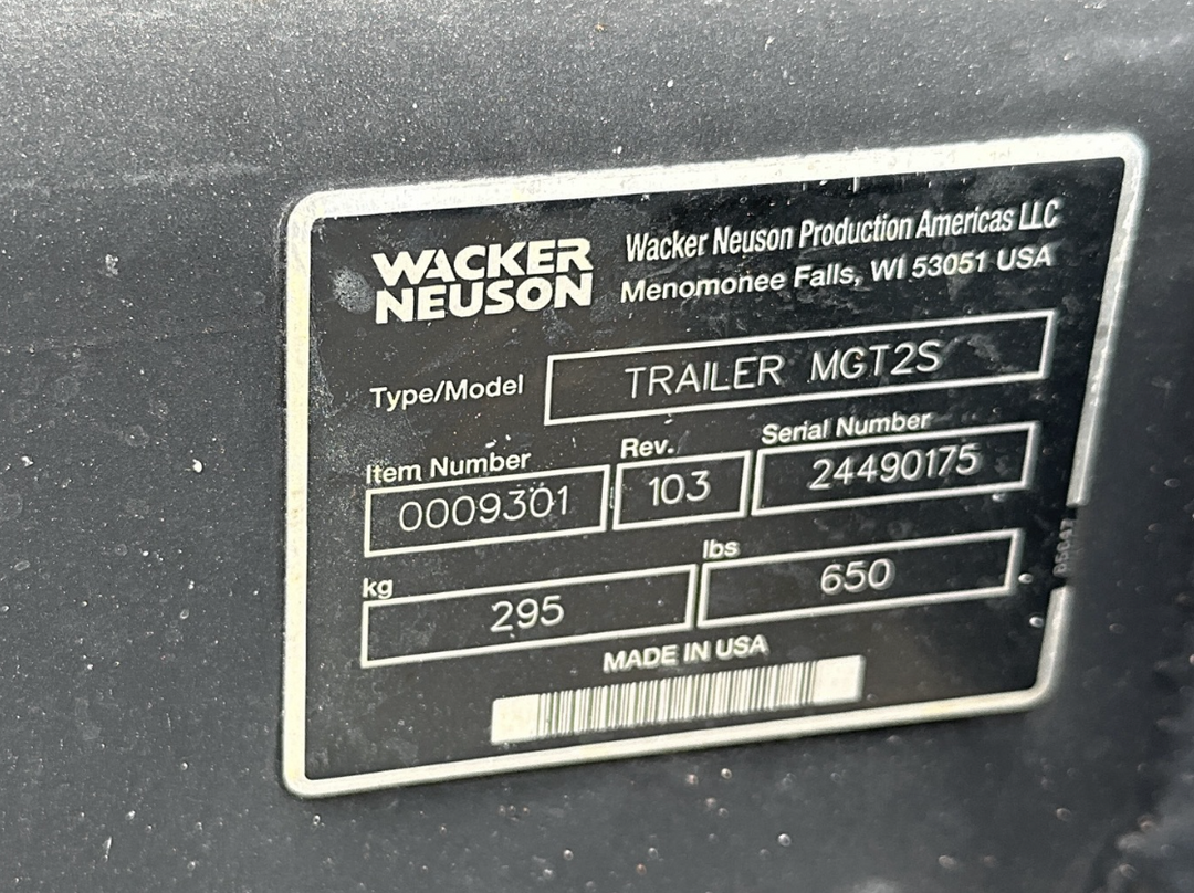 2019 Wacker Neuson G70 79 kVA Mobile Generator (id.0700)