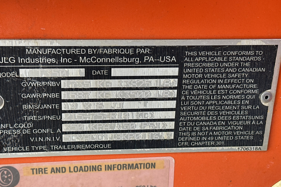 2019 JLG T350 *Warranty* (35') Towable Boomlift Manlift (id.1613)