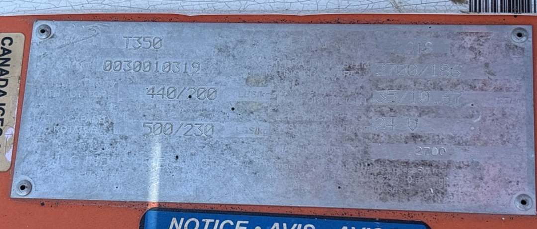 2018 JLG T350 *Warranty* (35') Towable Boomlift Manlift (id.0319)