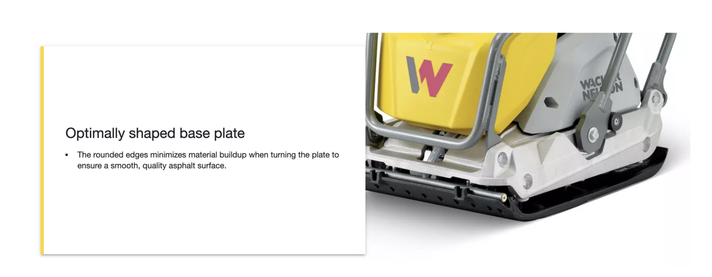 2025 New! *In stock* Wacker Neuson Plate Compactor Vibroplate WP1550AW