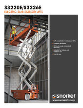 Load image into Gallery viewer, 2023 New! Snorkel S3226E Scissorlifts For Sale (In Stock!)
